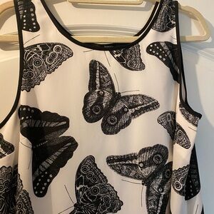 Kensie High/Low Butterfly Dress